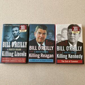 Killing Lincoln Killing Reagan Killing Kennedy EUC Hardcover Books